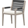 Natural Ivory, Dark Grey Rope, Weathered Grey