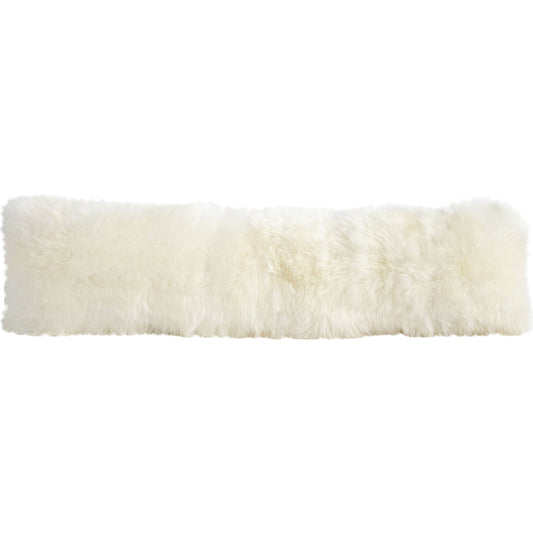 Lalo Lambskin Lumbar Pillow by Four Hands. Made from shearling, 100% cotton, down alternative fiber in a unique style.