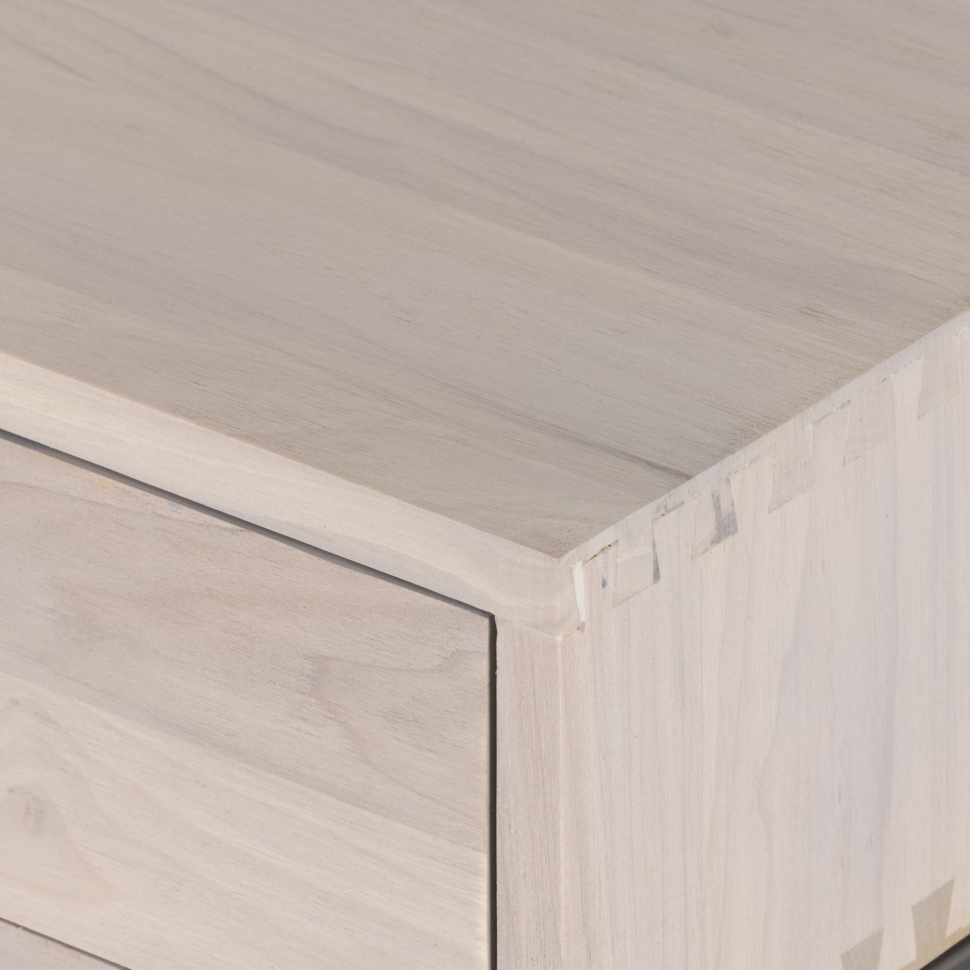 Trey Console Table by Four Hands. Made from solid poplar, top grain leather, iron in a rustic style.