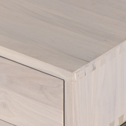 Trey Console Table by Four Hands. Made from solid poplar, top grain leather, iron in a rustic style.