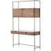 Trey Modular Wall Desk by Four Hands. Made from solid poplar, top grain leather in a modern style.