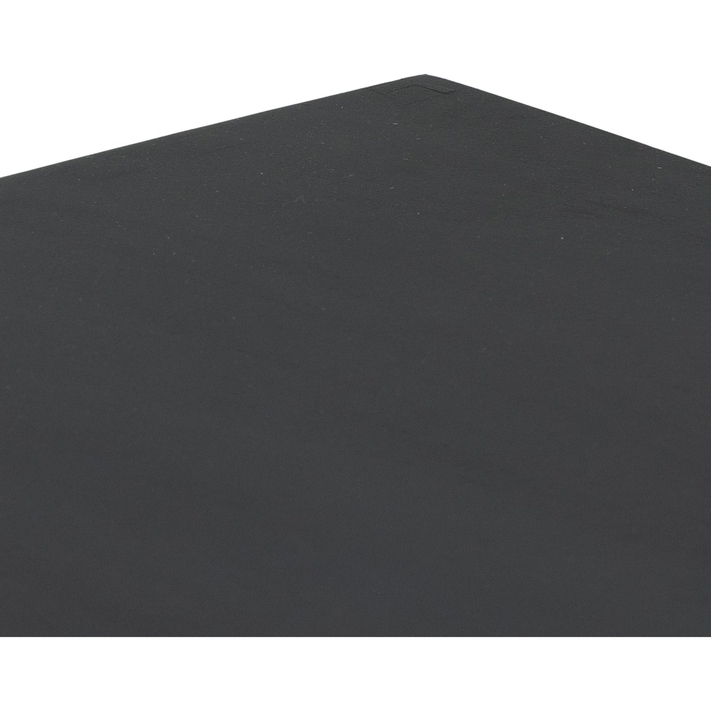 009 SI-1902454 | Additional Silo | Isador Media Console by Four Hands in black wash poplar, natural iron, black leather and black wash poplar. Made from solid poplar, top grain leather in a modern style.