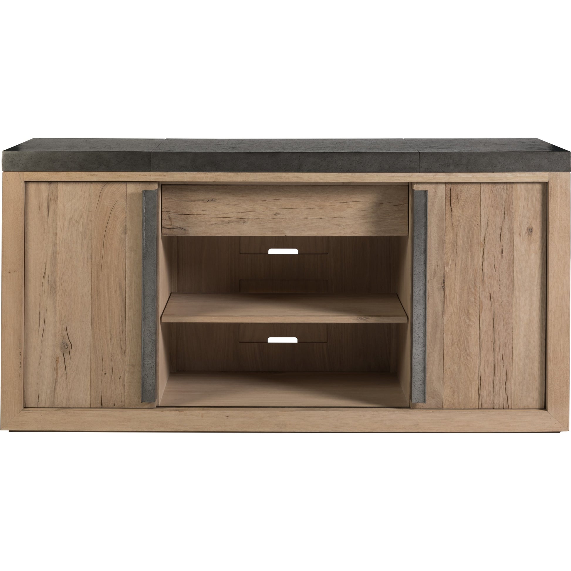 Verite Buffet by Artistica Home in natural, antiqued gun metal. Made from unique in a modern style.
