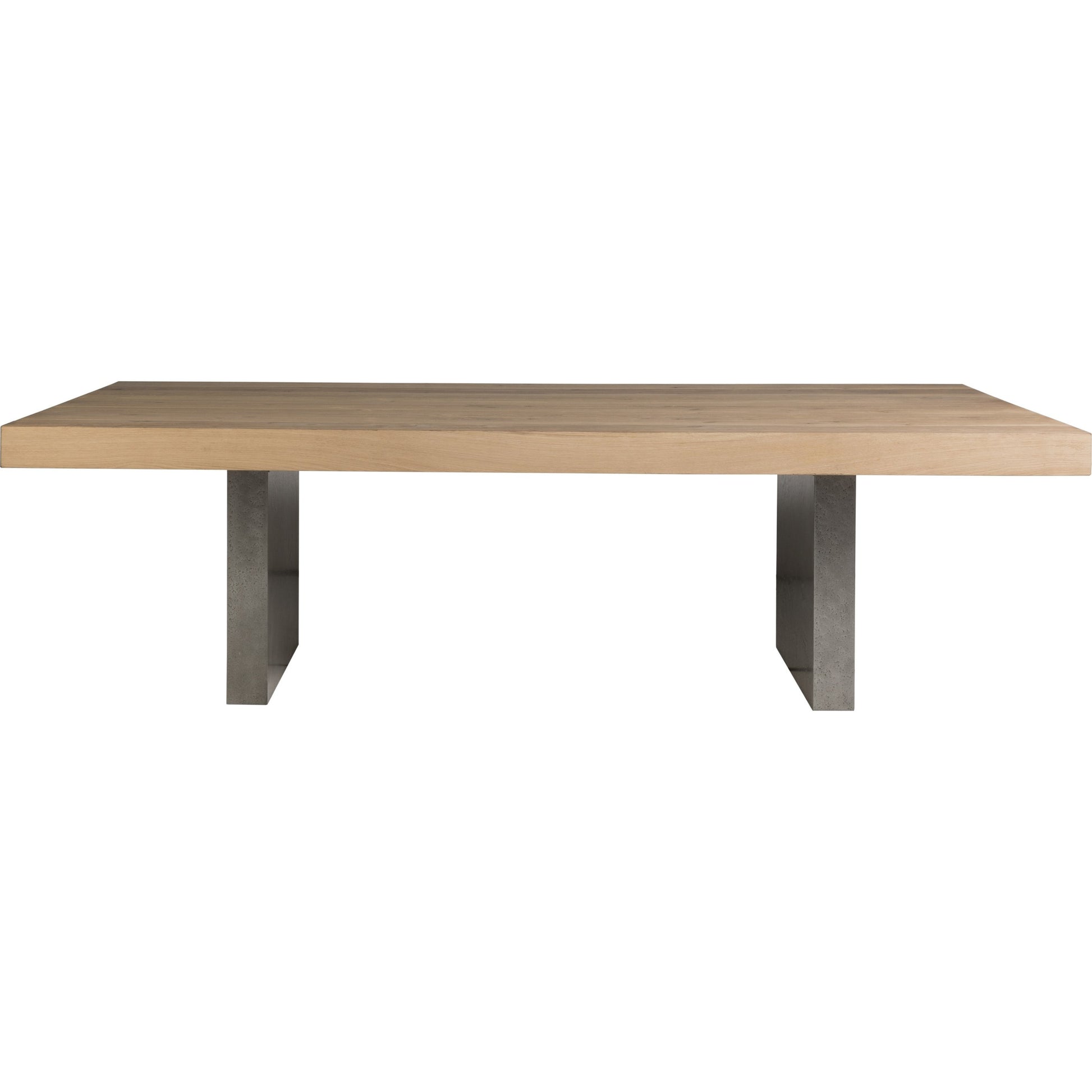 Verite Dining Table by Artistica Home in natural, antiqued gun metal. Made from unique in a modern style.