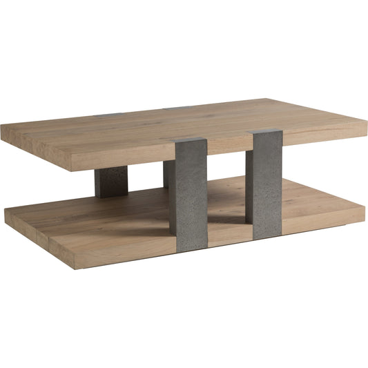 001 SI-1770640 | Additional Silo | Verite Cocktail Table by Artistica Home in natural, antiqued gun metal. Made from unique in a modern style.