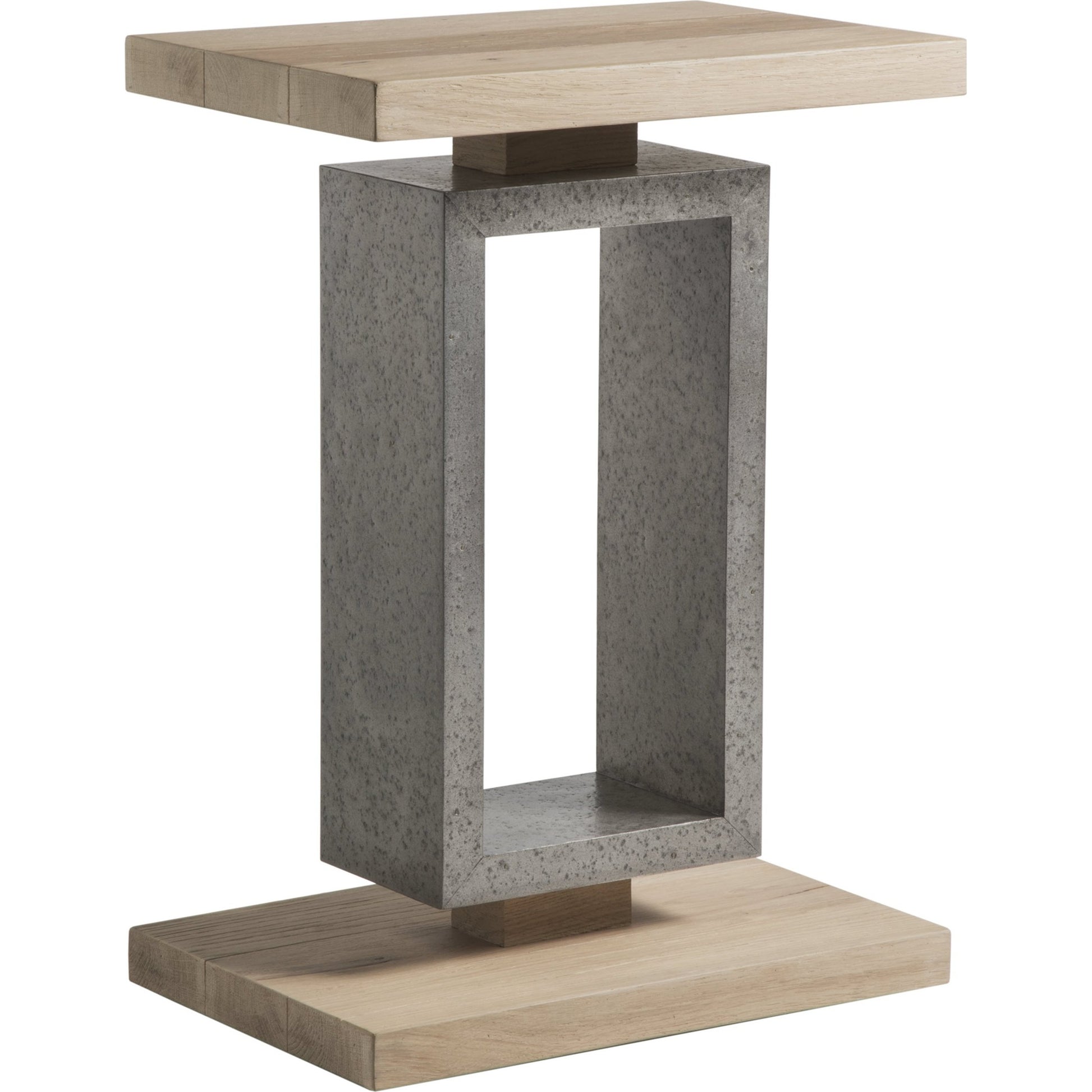 Verite Spot Table by Artistica Home in natural, antiqued gun metal. Made from unique in a modern style.