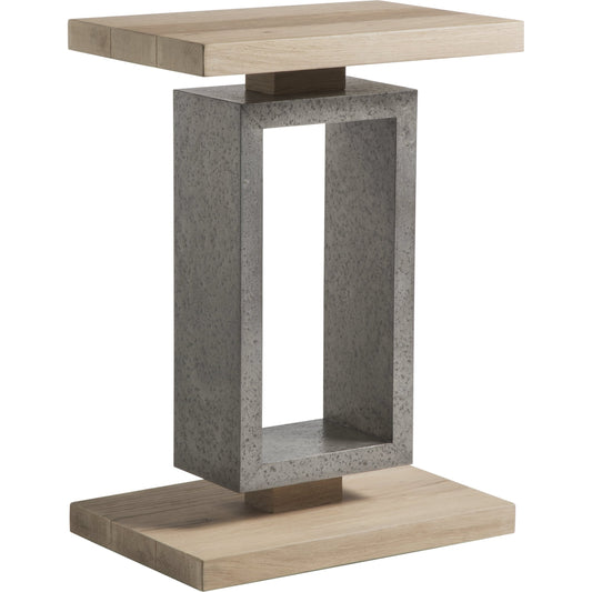 Verite Spot Table by Artistica Home in natural, antiqued gun metal. Made from unique in a modern style.