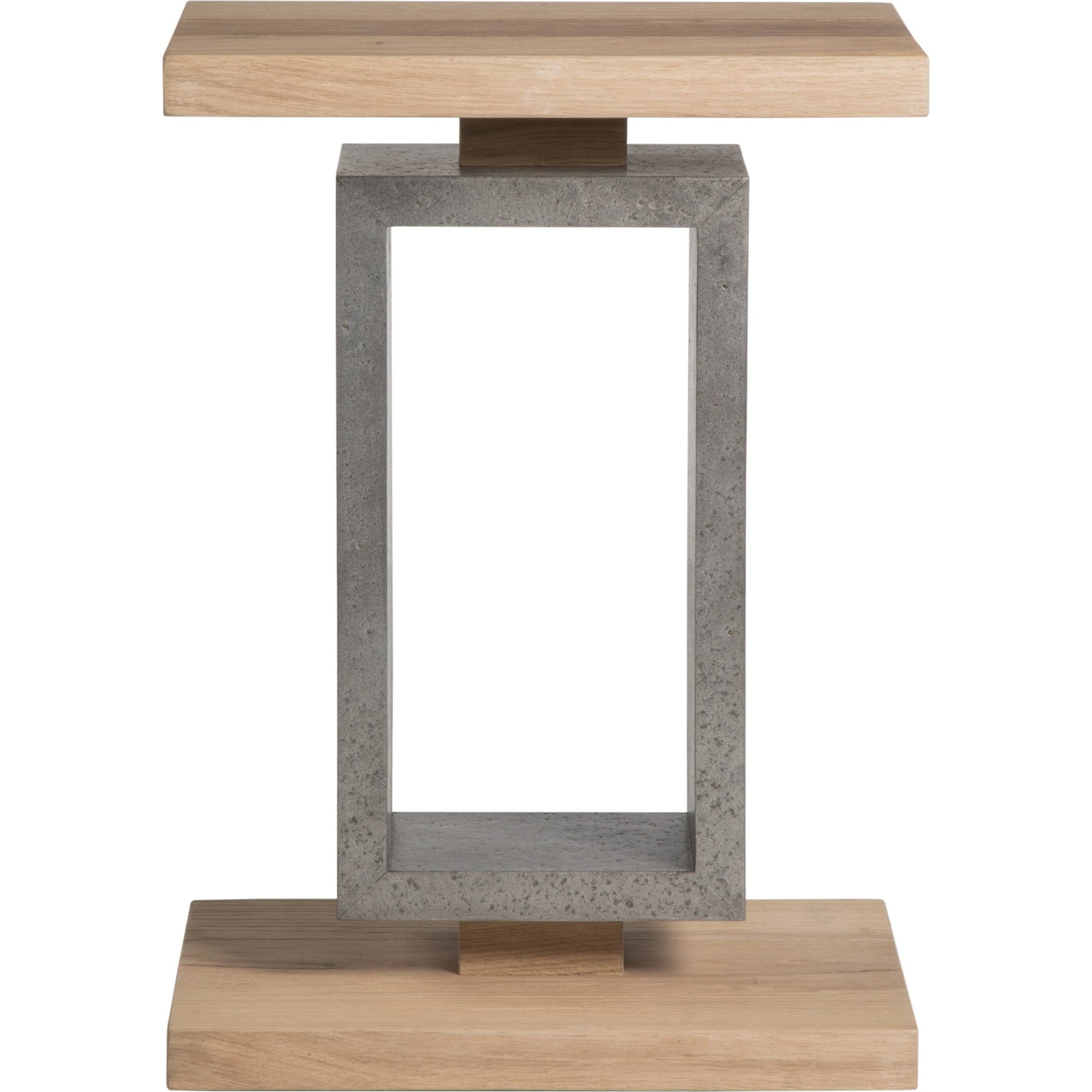 Verite Spot Table by Artistica Home in natural, antiqued gun metal. Made from unique in a modern style.