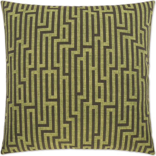 Soho Pillow by DV Kap Home in green. Made from 100% polyester in a unique style.
