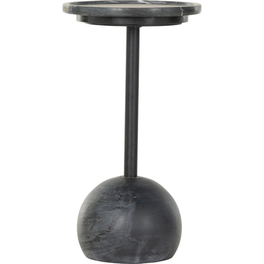 Viola Accent Table by Four Hands. Made from solid marble, iron in a eclectic & global style.