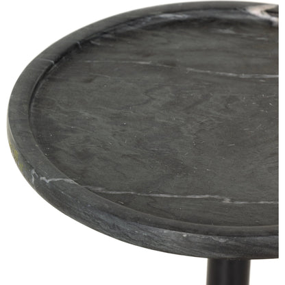 Viola Accent Table by Four Hands. Made from solid marble, iron in a eclectic & global style.