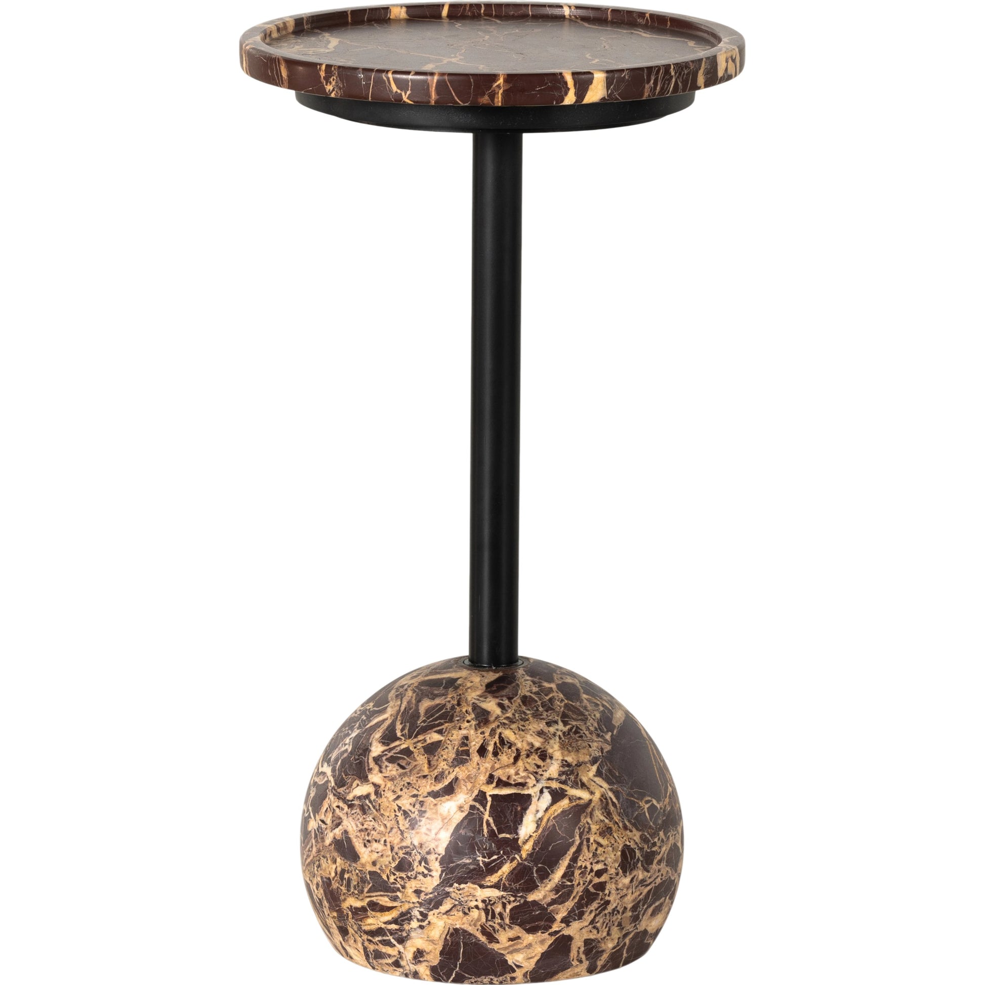 Viola Accent Table by Four Hands. Made from solid marble, iron in a eclectic & global style.