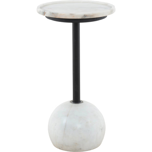 Viola Accent Table by Four Hands. Made from solid marble, iron in a eclectic & global style.