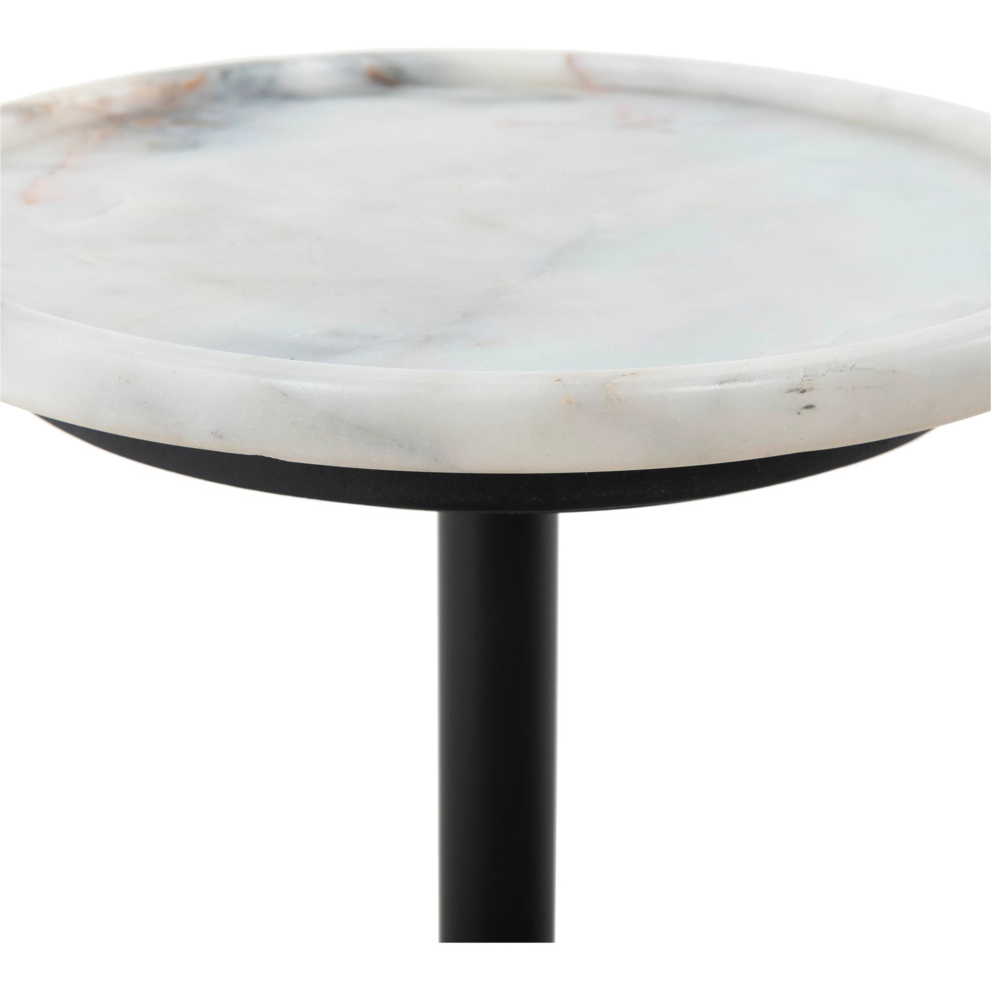 Viola Accent Table by Four Hands. Made from solid marble, iron in a eclectic & global style.