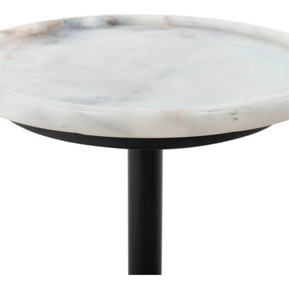 Viola Accent Table by Four Hands. Made from solid marble, iron in a eclectic & global style.