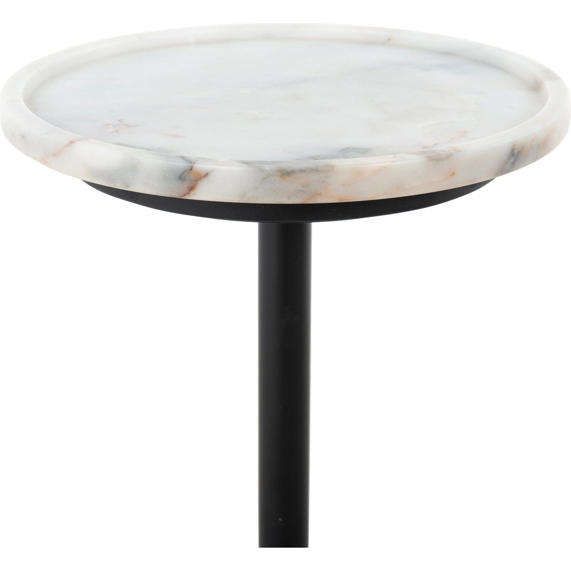 Viola Accent Table by Four Hands. Made from solid marble, iron in a eclectic & global style.