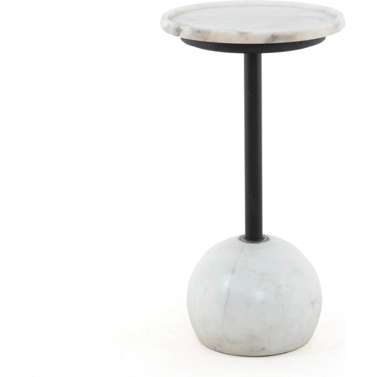 Viola Accent Table by Four Hands. Made from solid marble, iron in a eclectic & global style.