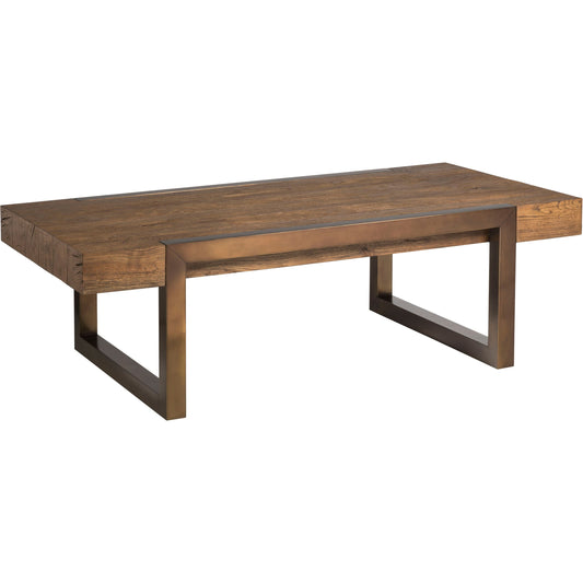 Canto Cocktail Table by Artistica Home in honey brown. Made from unique in a modern style.