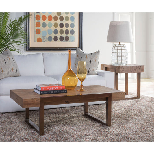 Canto Cocktail Table by Artistica Home in honey brown. Made from unique in a modern style.