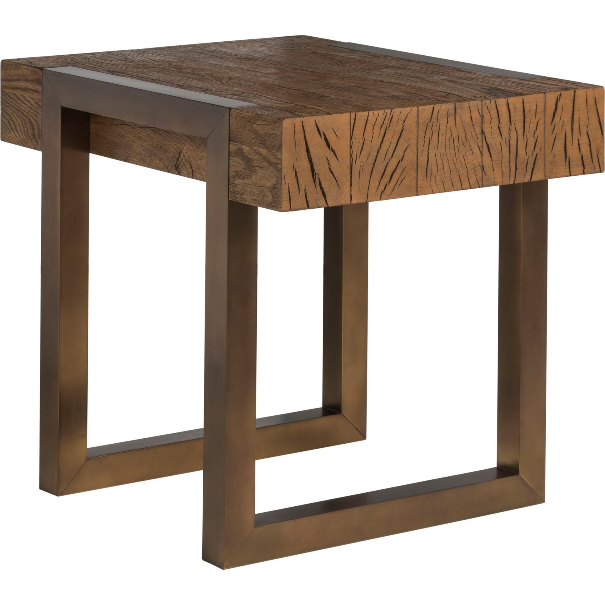 Canto End Table by Artistica Home in honey brown. Made from unique in a modern style.