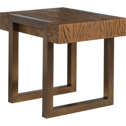 Canto End Table by Artistica Home in honey brown. Made from unique in a modern style.