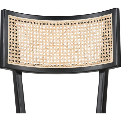 Britt Counter Stool by Four Hands. Made from 92% polyester, 8% flax, linen, solid nettlewood, iron in a transitional style.
