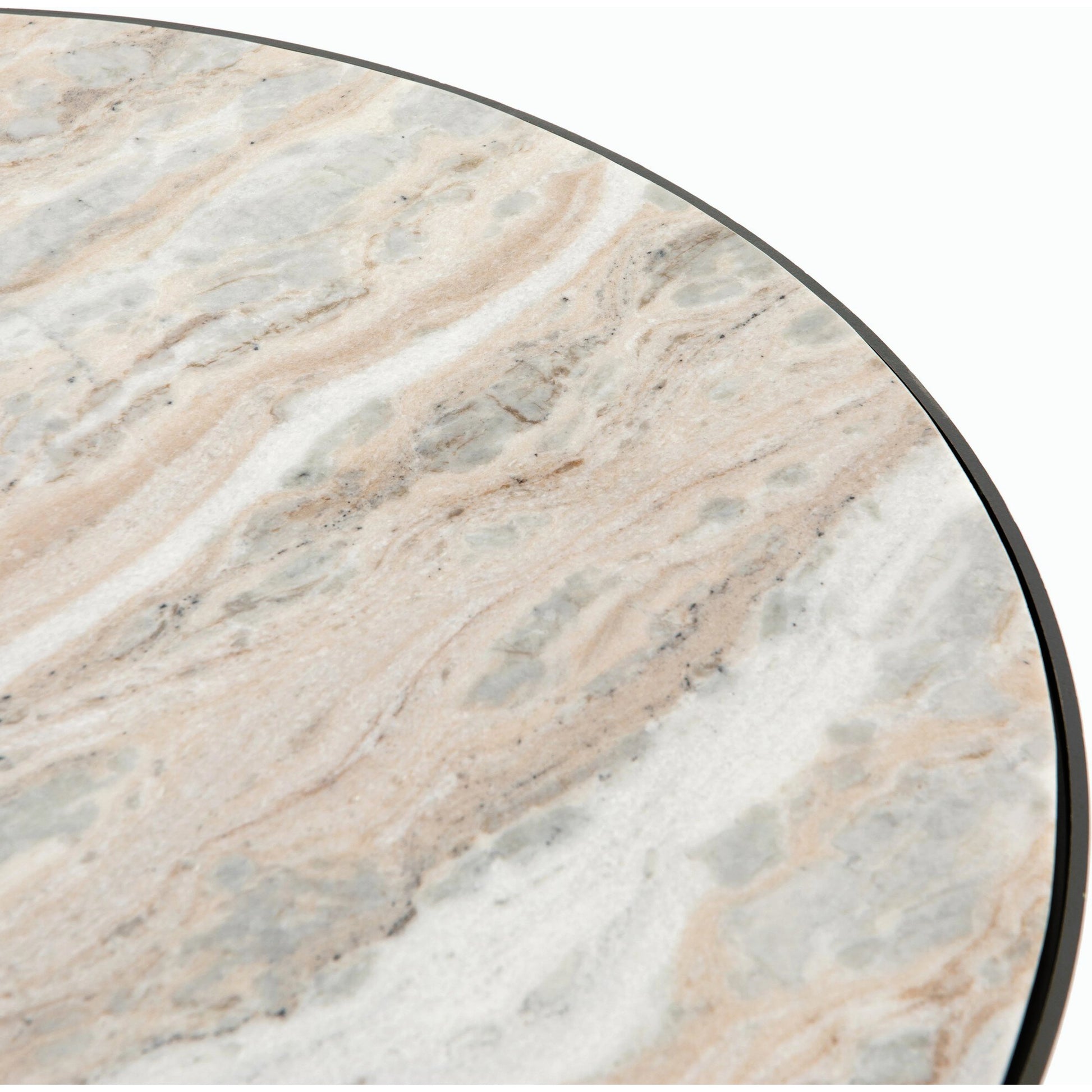 Corbett Coffee Table by Four Hands. Made from solid marble, aluminum, engineered hardwood in a eclectic & global style.