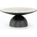 Corbett Coffee Table by Four Hands. Made from solid marble, aluminum, engineered hardwood in a eclectic & global style.