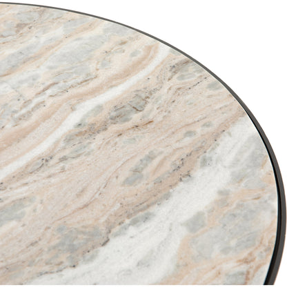 Corbett Coffee Table by Four Hands. Made from solid marble, aluminum, engineered hardwood in a eclectic & global style.