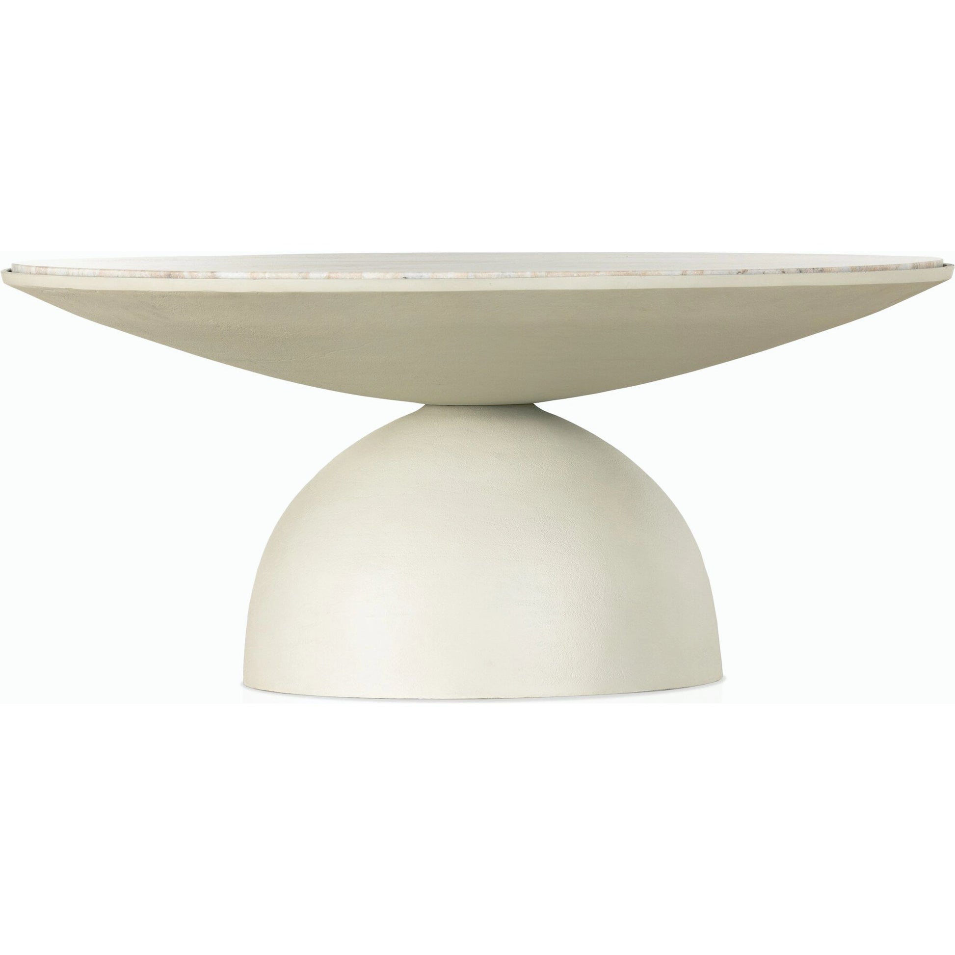 Corbett Coffee Table by Four Hands. Made from solid marble, aluminum, engineered hardwood in a eclectic & global style.