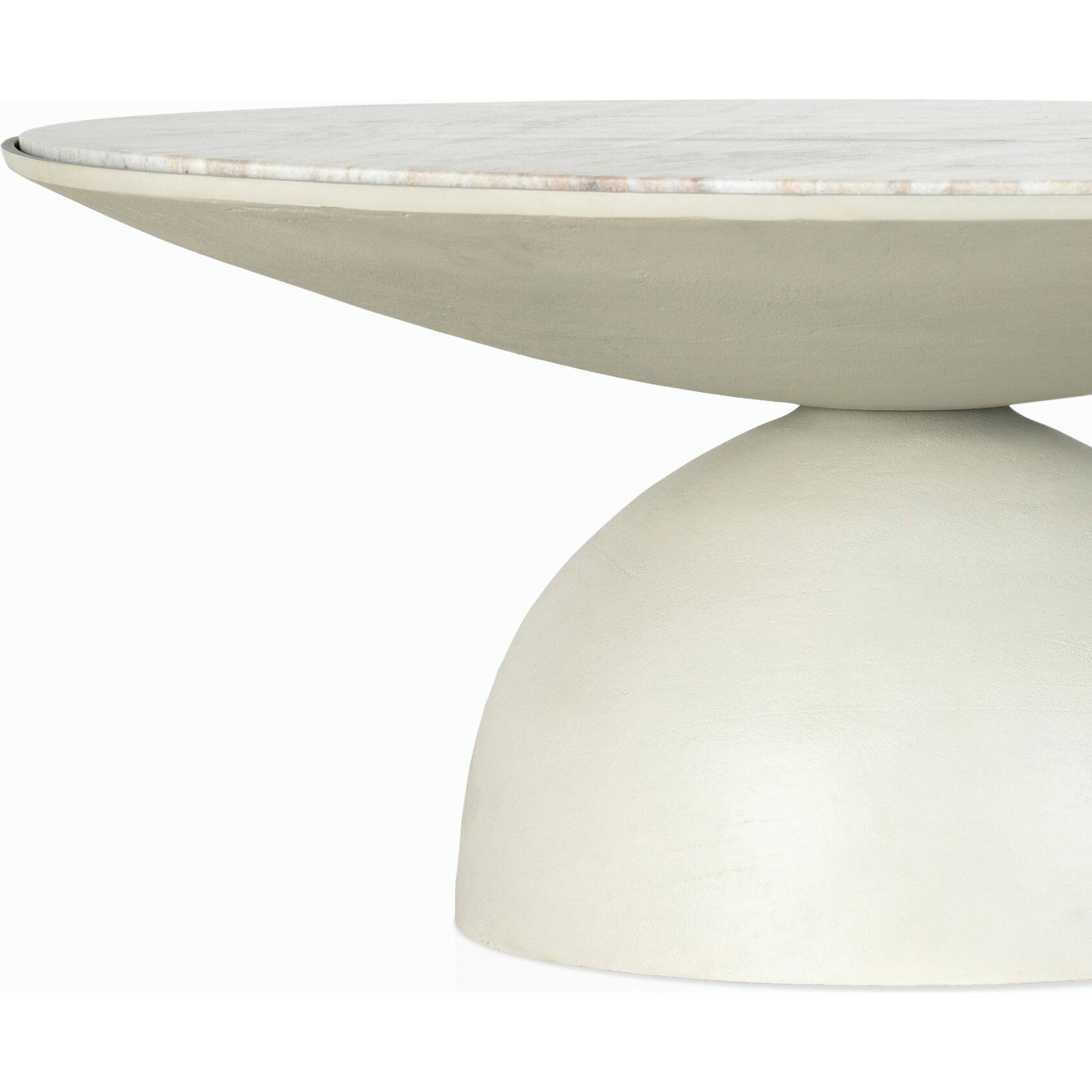 Corbett Coffee Table by Four Hands. Made from solid marble, aluminum, engineered hardwood in a eclectic & global style.