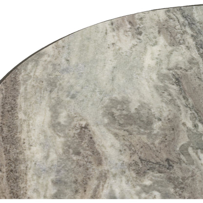 Corbett Coffee Table by Four Hands. Made from solid marble, aluminum, engineered hardwood in a eclectic & global style.