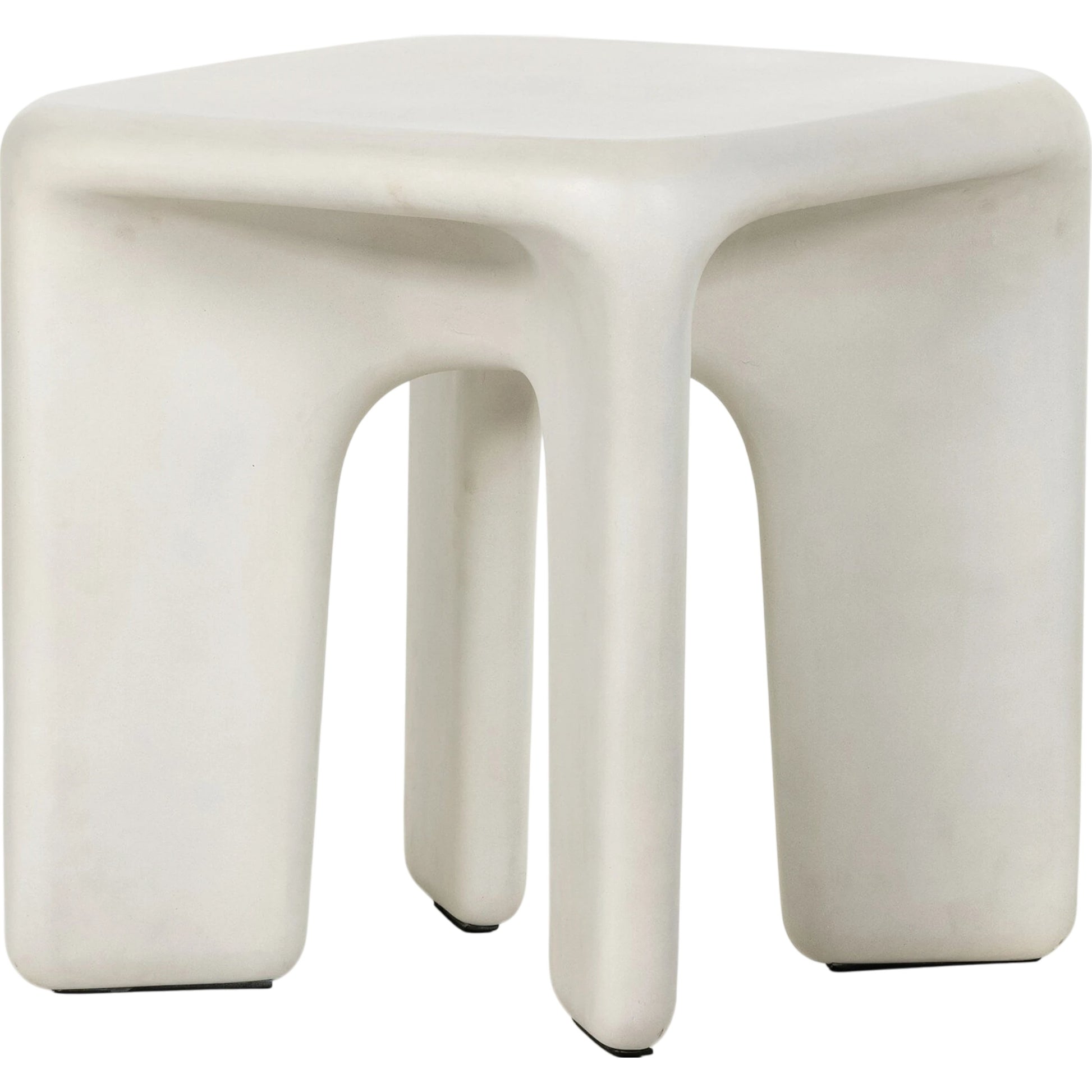 Dante End Table by Four Hands in white. Made from unique in a modern style.