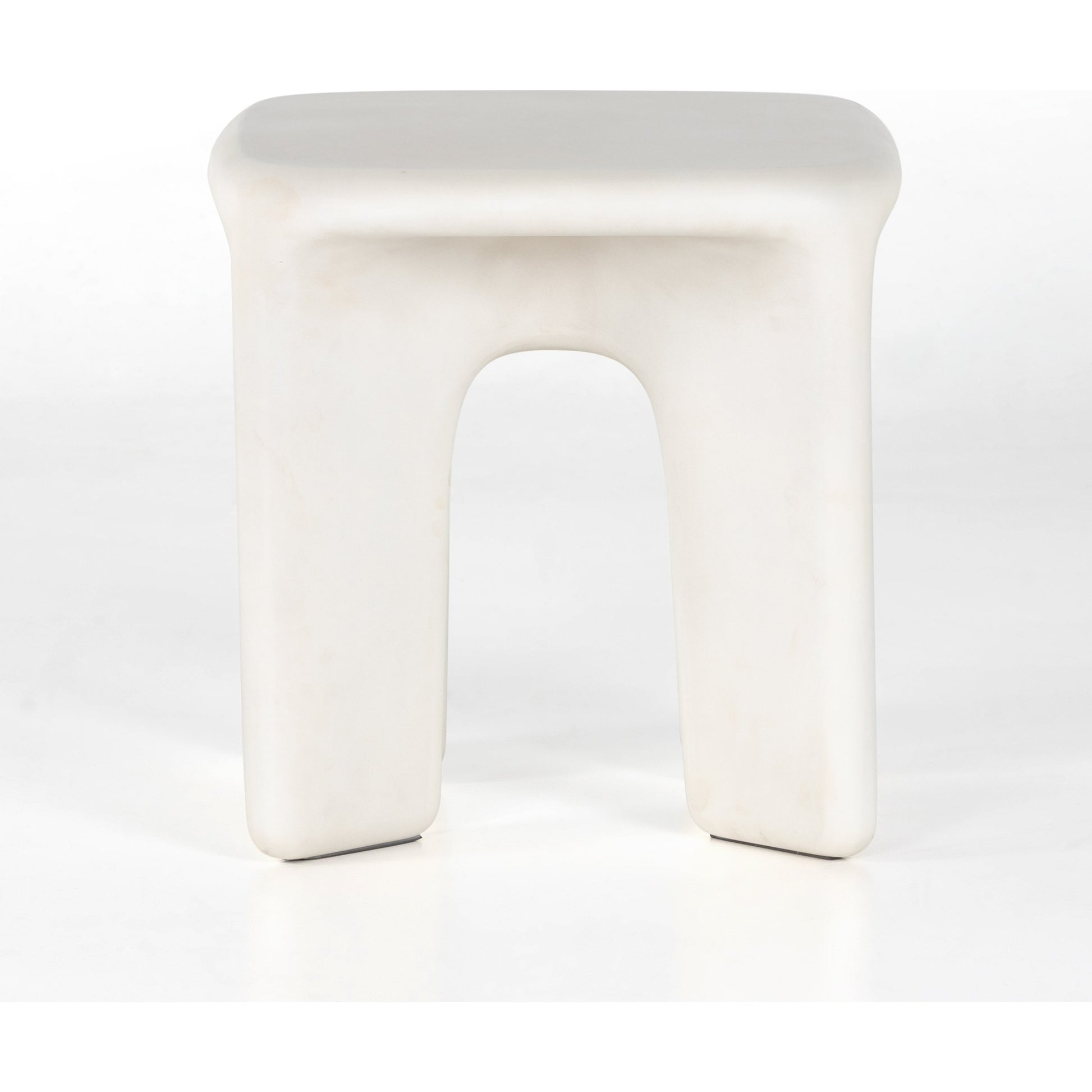 Dante End Table by Four Hands in white. Made from unique in a modern style.