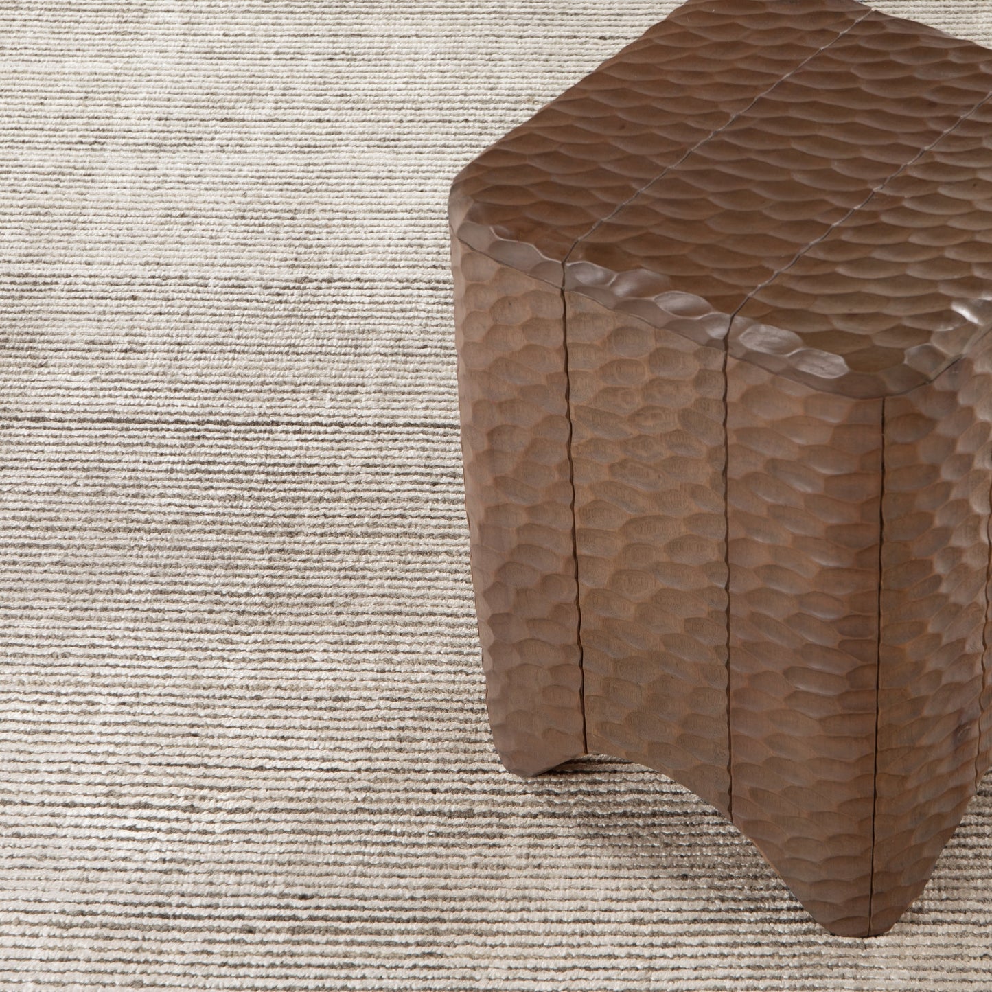 010 SI-1798725 | Lifestyle | Amaud Runner by Four Hands in brown, cream. Made from 60% viscose (rayon), 40% wool in a unique style.