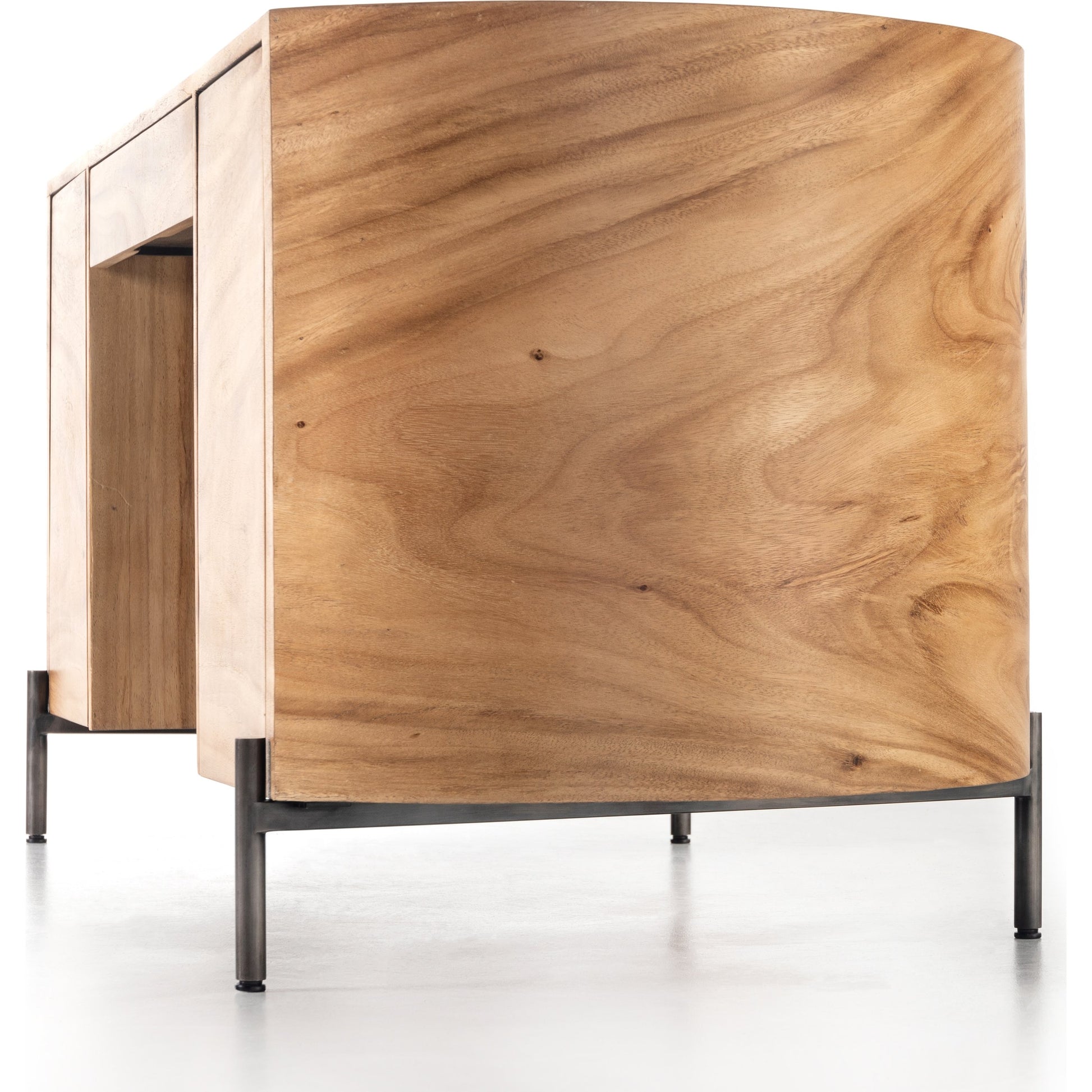 Lunas Executive Desk by Four Hands. Made from unique in a rustic style.