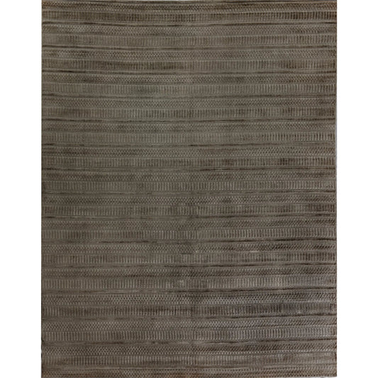 Addison 2242 Rug by Exquisite Rugs in brown. Made from bamboo silk in a unique style.