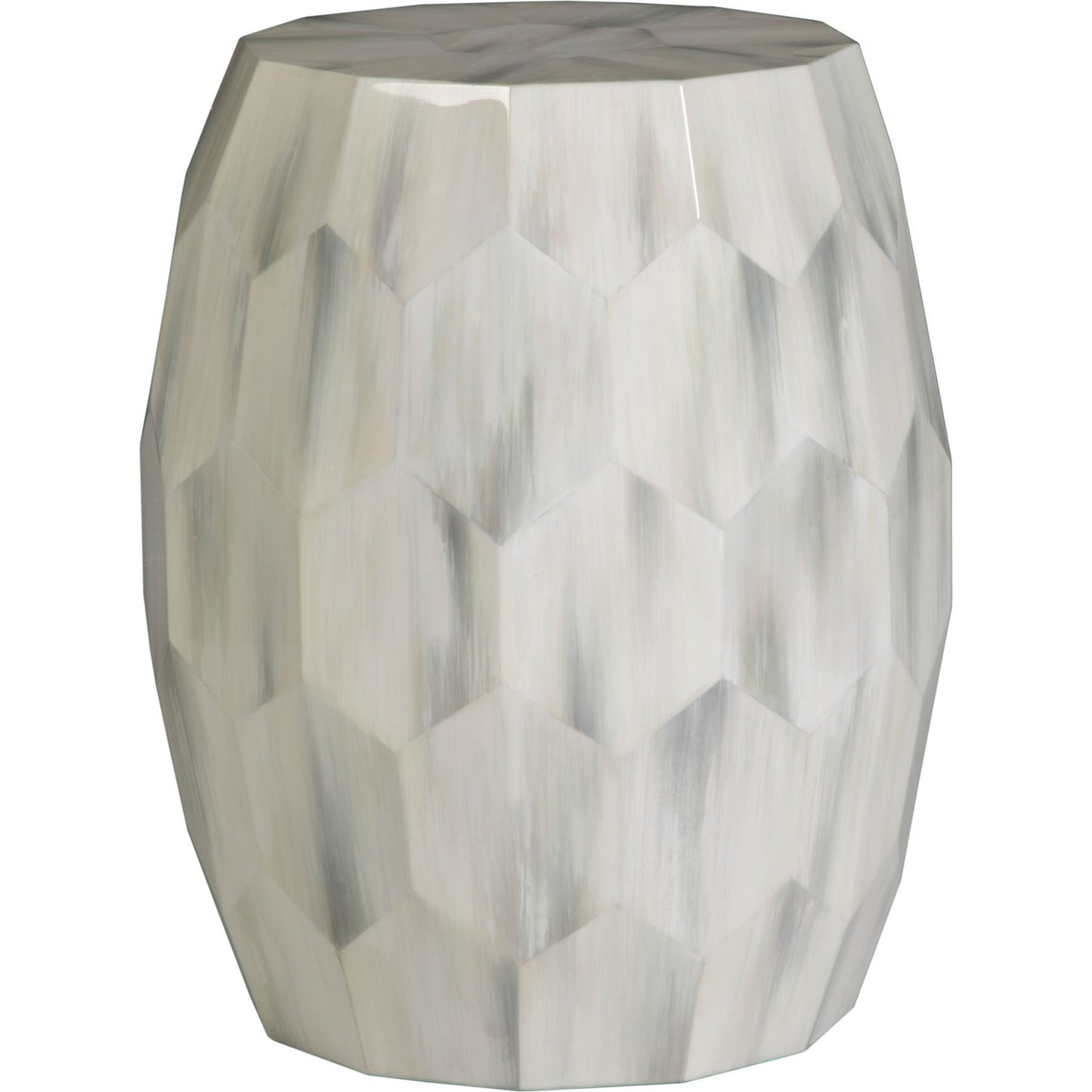 001 SI-1770441 | Primary Silo | Bello Drum Table by Artistica Home in white, gray bone. Made from unique in a modern style.