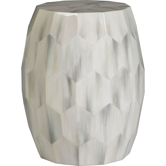 Bello Drum Table by Artistica Home in white, gray bone. Made from unique in a modern style.
