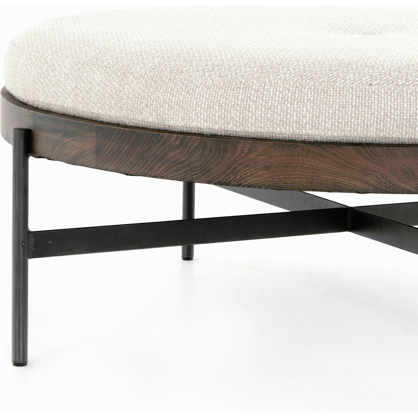 008 SI-1715130 | Closeup | Edwyn Large Ottoman by Four Hands. Made from unique in a modern style.