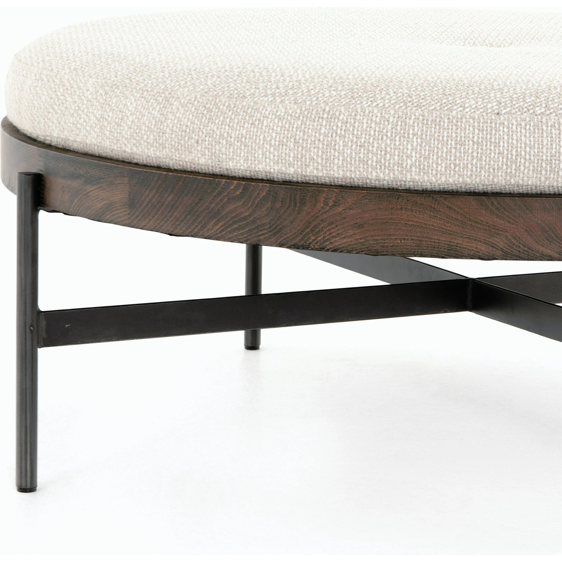 Edwyn Large Ottoman by Four Hands. Made from unique in a modern style.