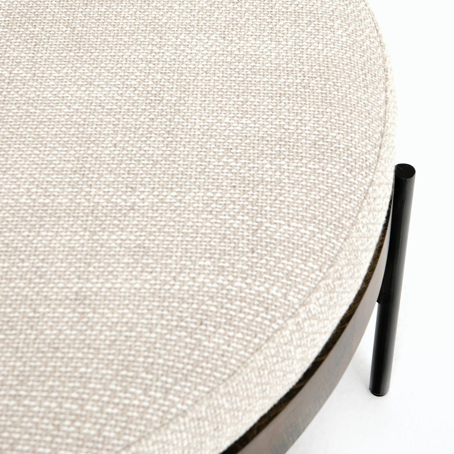 011 SI-1715130 | Closeup | Edwyn Large Ottoman by Four Hands. Made from unique in a modern style.