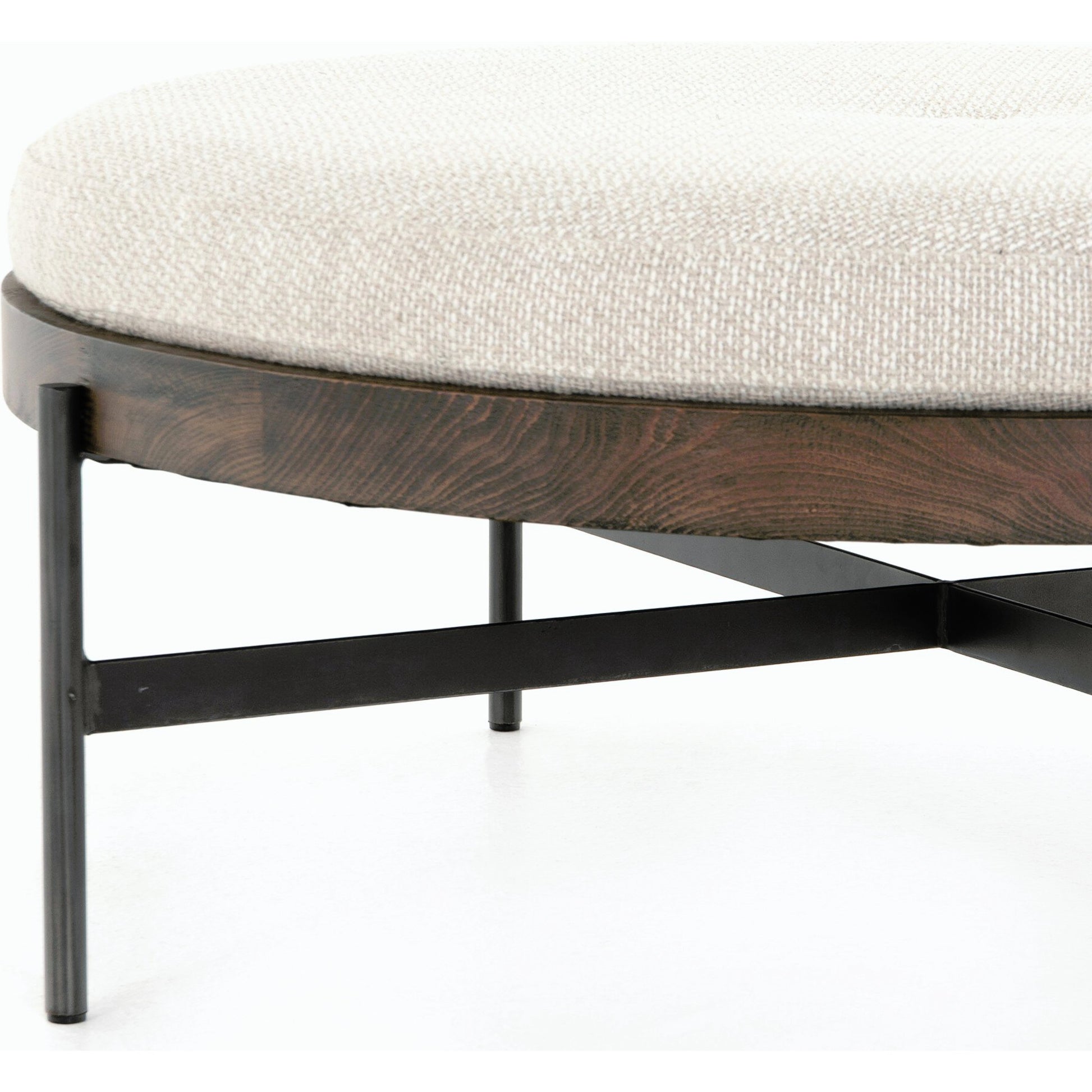 Edwyn Large Ottoman by Four Hands. Made from unique in a modern style.
