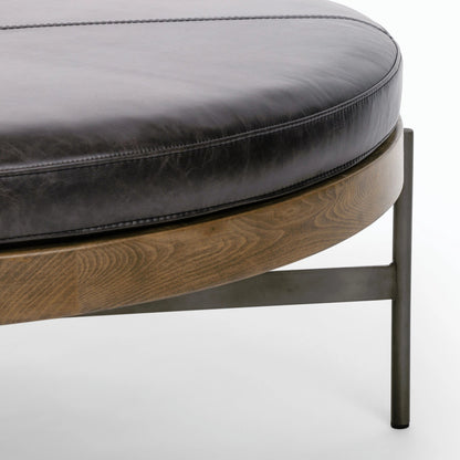 Edwyn Large Ottoman by Four Hands. Made from unique in a modern style.
