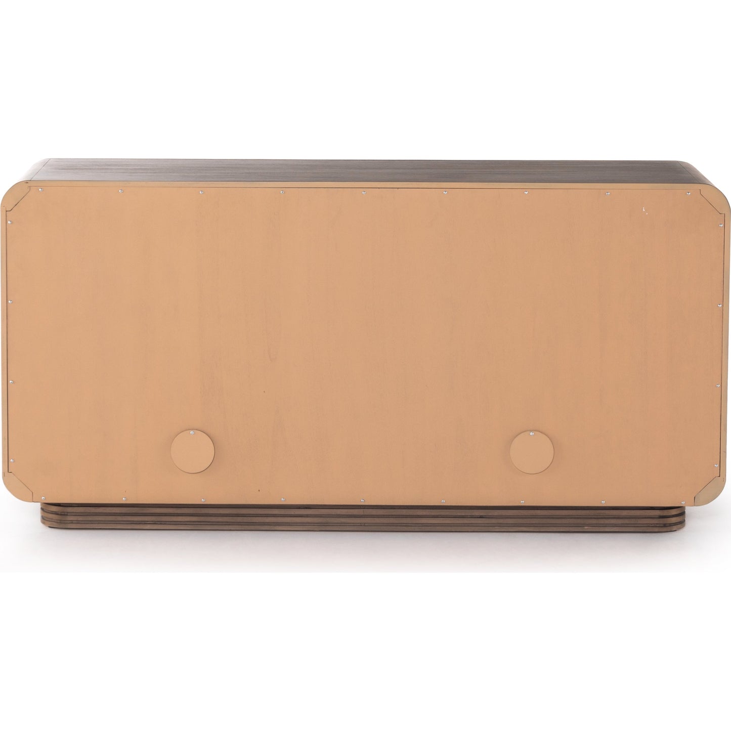 005 SI-1716842 | Additional Silo | Stark Sideboard by Four Hands in warm espresso, warm espresso veneer, light antique brass and warm espresso, antique brass. Made from mahogany veneer, solid mahogany in a modern style.