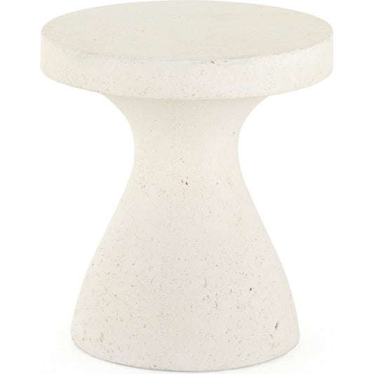 Koda Outdoor End Table by Four Hands. Made from concrete in a eclectic & global style.