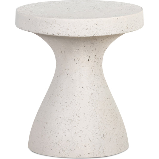 Koda Outdoor End Table by Four Hands. Made from concrete in a eclectic & global style.