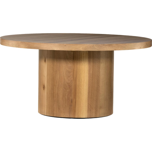 Hudson Round Dining Table by Four Hands. Made from unique in a rustic style.