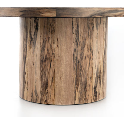 Hudson Round Dining Table by Four Hands. Made from unique in a rustic style.