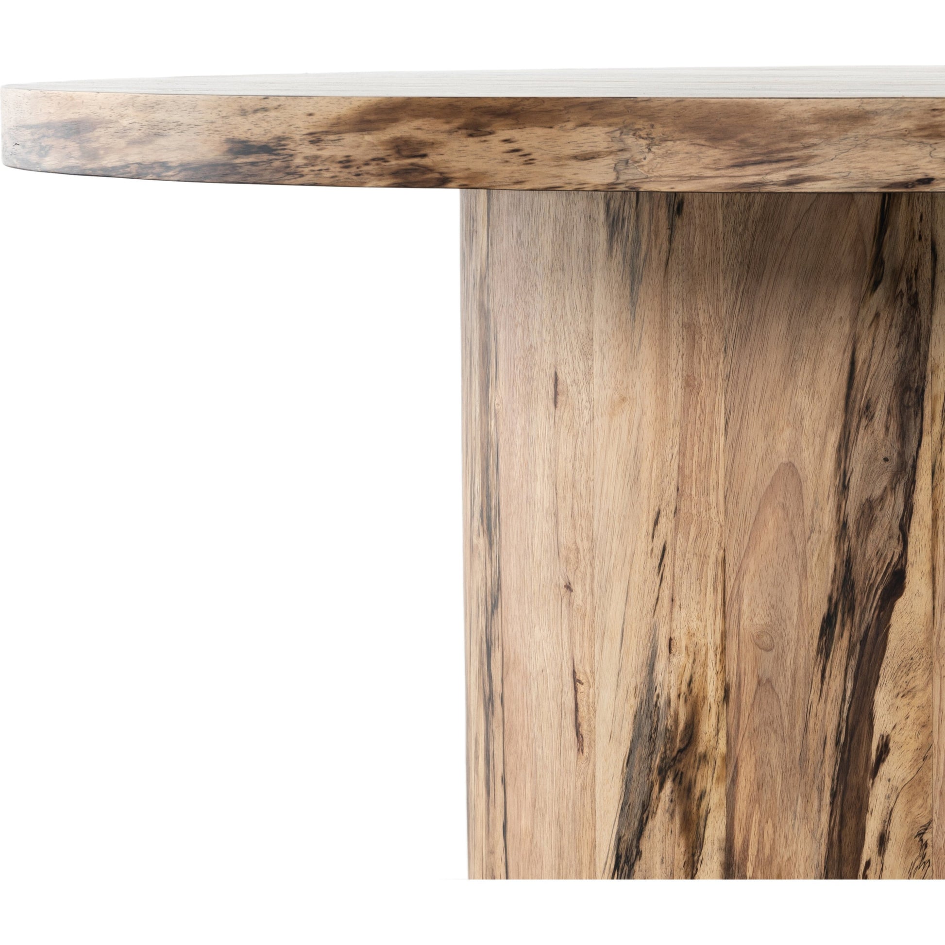 Hudson Round Dining Table by Four Hands. Made from unique in a rustic style.